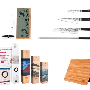 kotai set essential bunka knives accessories kitchen must have